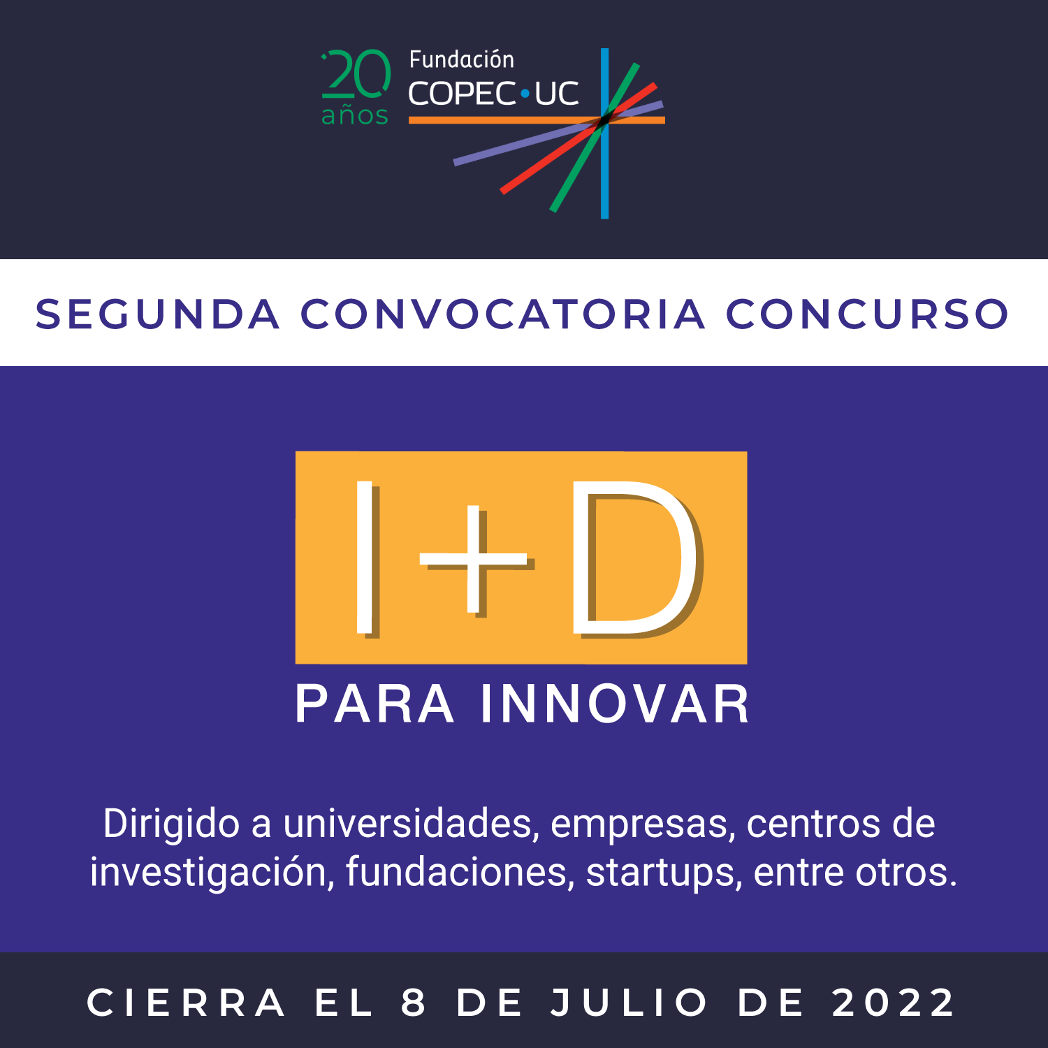 Concurso I+D para Innovar abre convocatoria para su segunda versión