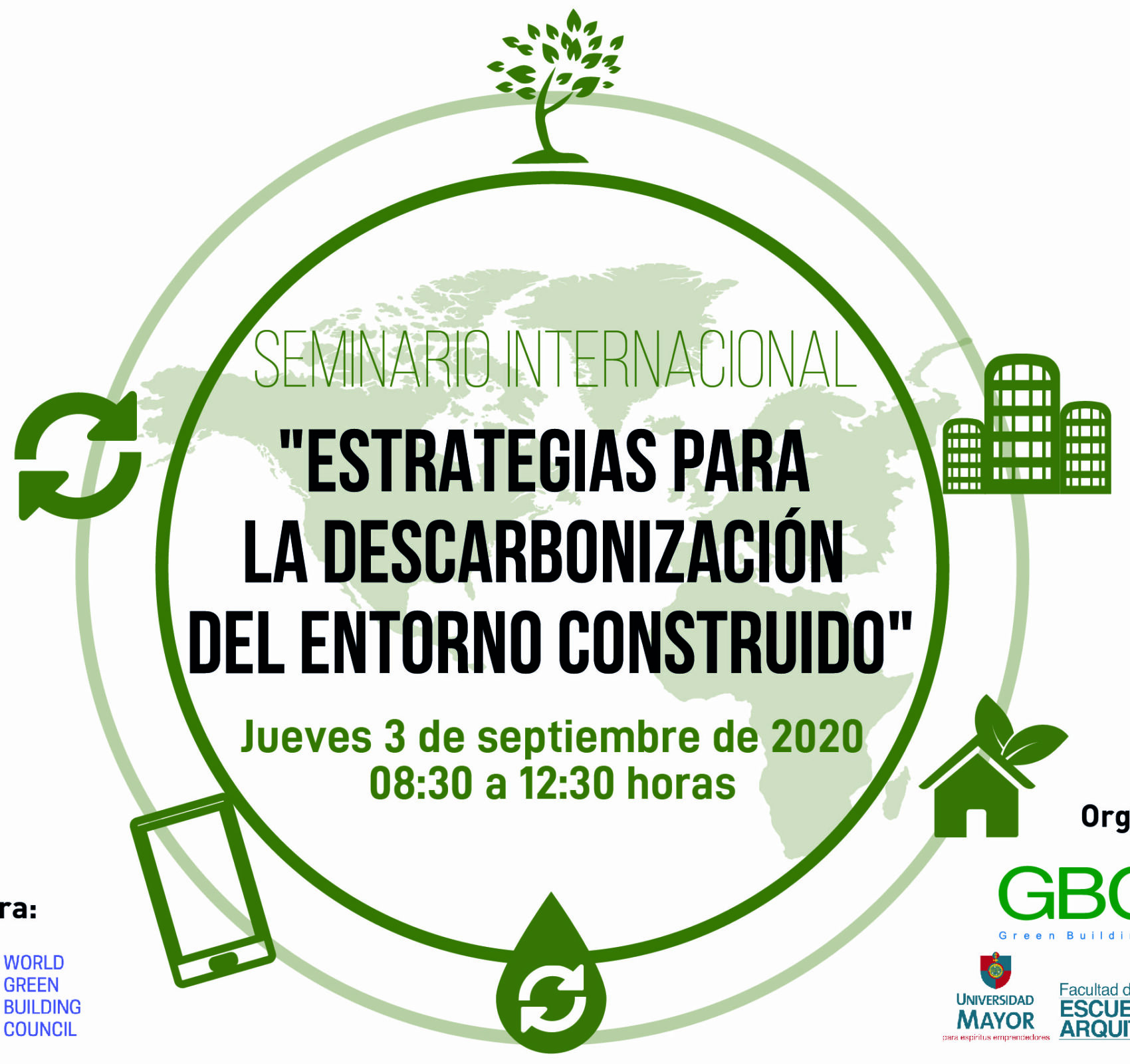 Seminario Chile GBC analizará los mecanismos para mitigar efectos del cambio climático